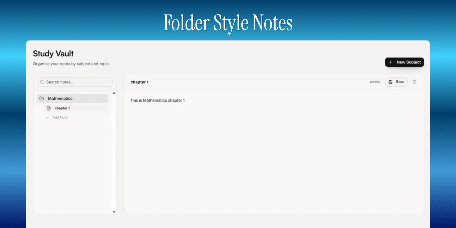Notes